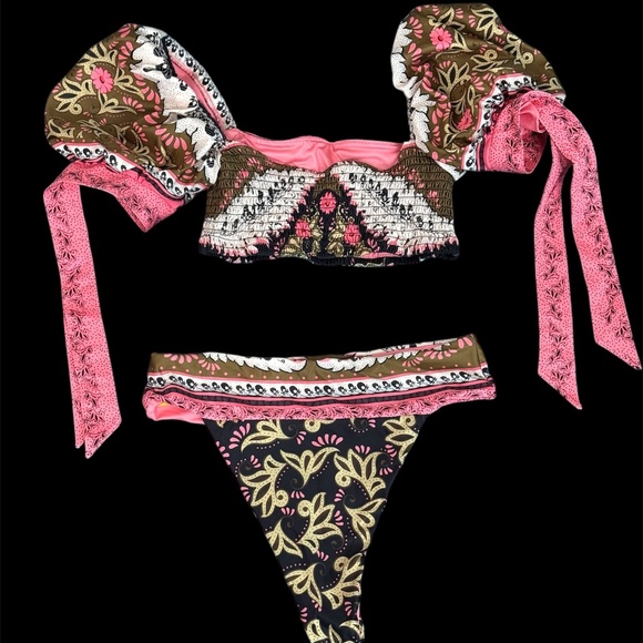 Agua Bendita Multicolor Patterned Bikini - Picture 4 of 4